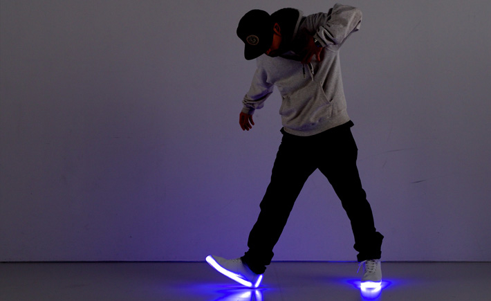 lichtgevende led schoenen
