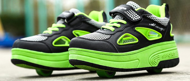 schoenen met wieltjes